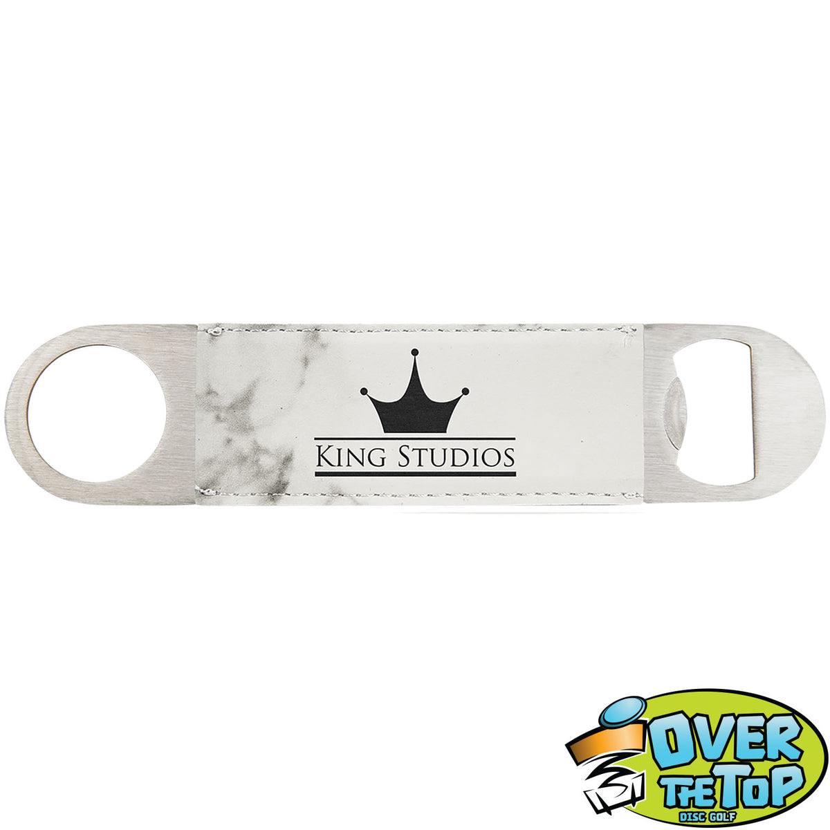 Leatherette Bottle Opener Bag Tags