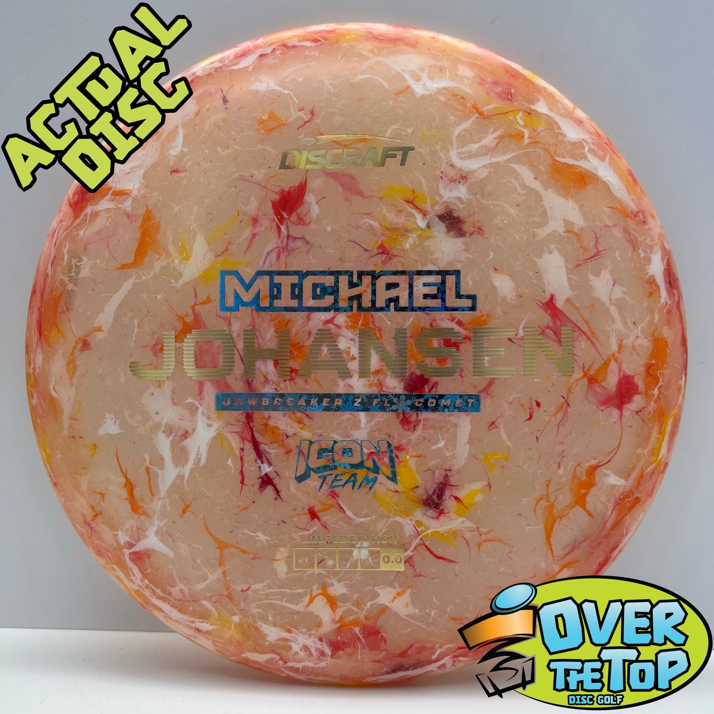 Comet Jawbreaker Z FLX Icon Team (Michael Johansen) Used (7. LE/SE) 177+g