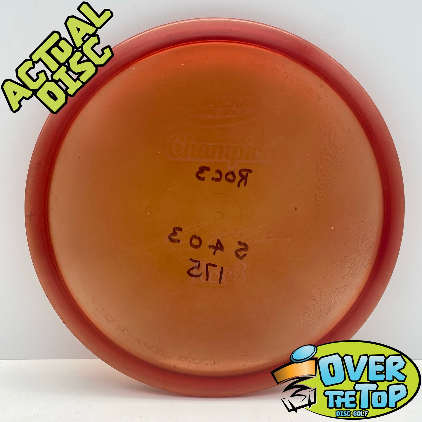 Roc3 Champion (Paul McBeth 3x) Used (5. LE/SE) 176g