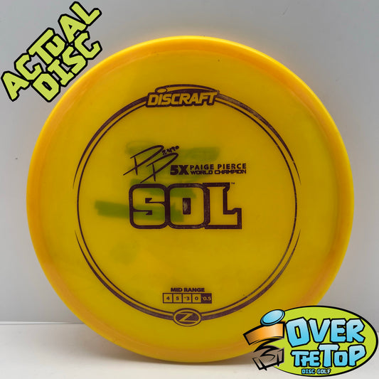 Sol Z-Line (Paige Pierce 5x World Champion) Used (5. Inked) 176g