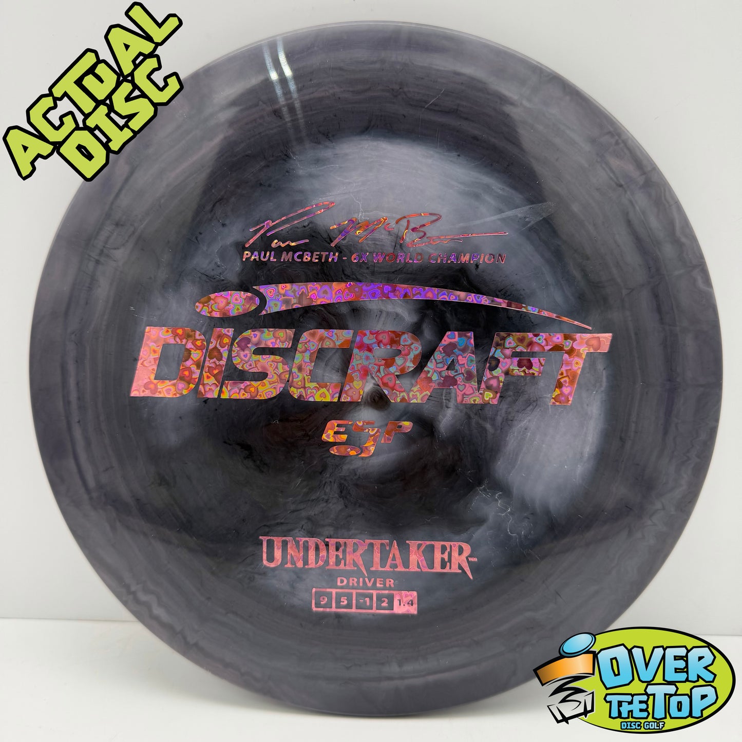 Undertaker ESP (Paul McBeth) Used (8/10, Clean) 173-174g