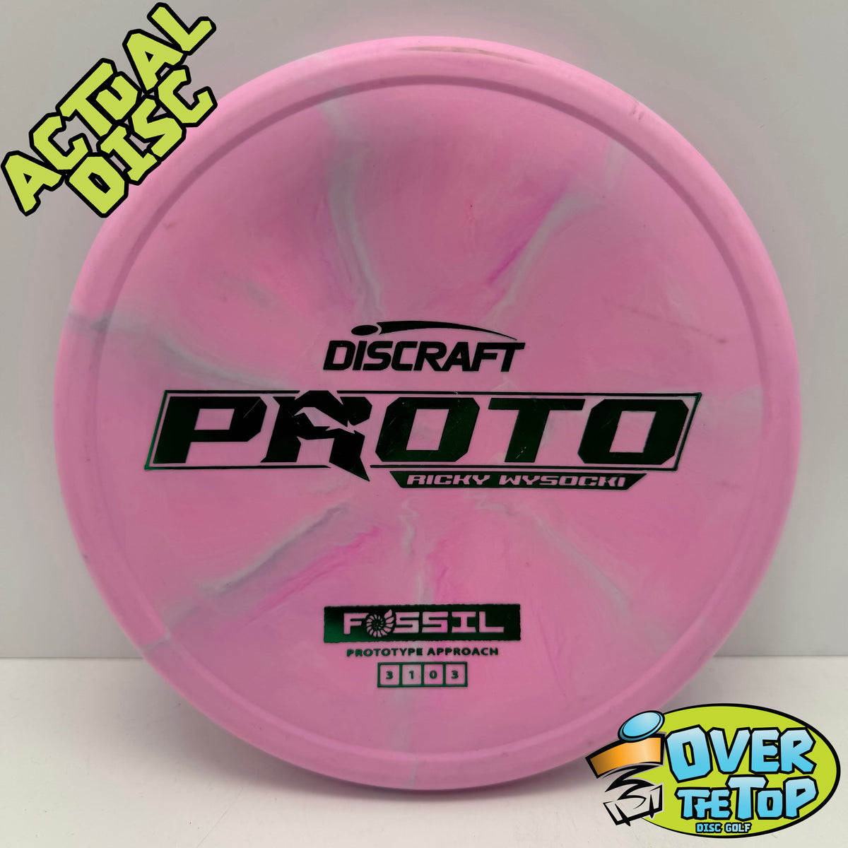 Fossil CT Swirl Proto (Ricky Wysocki) Used (8/10.Clean) 174g