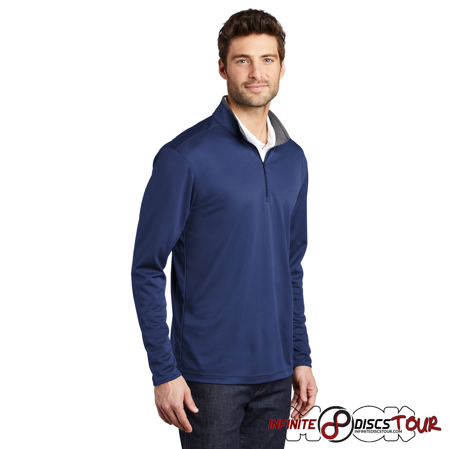 Men's Silk Touch Performance Quarter Zip (K584)