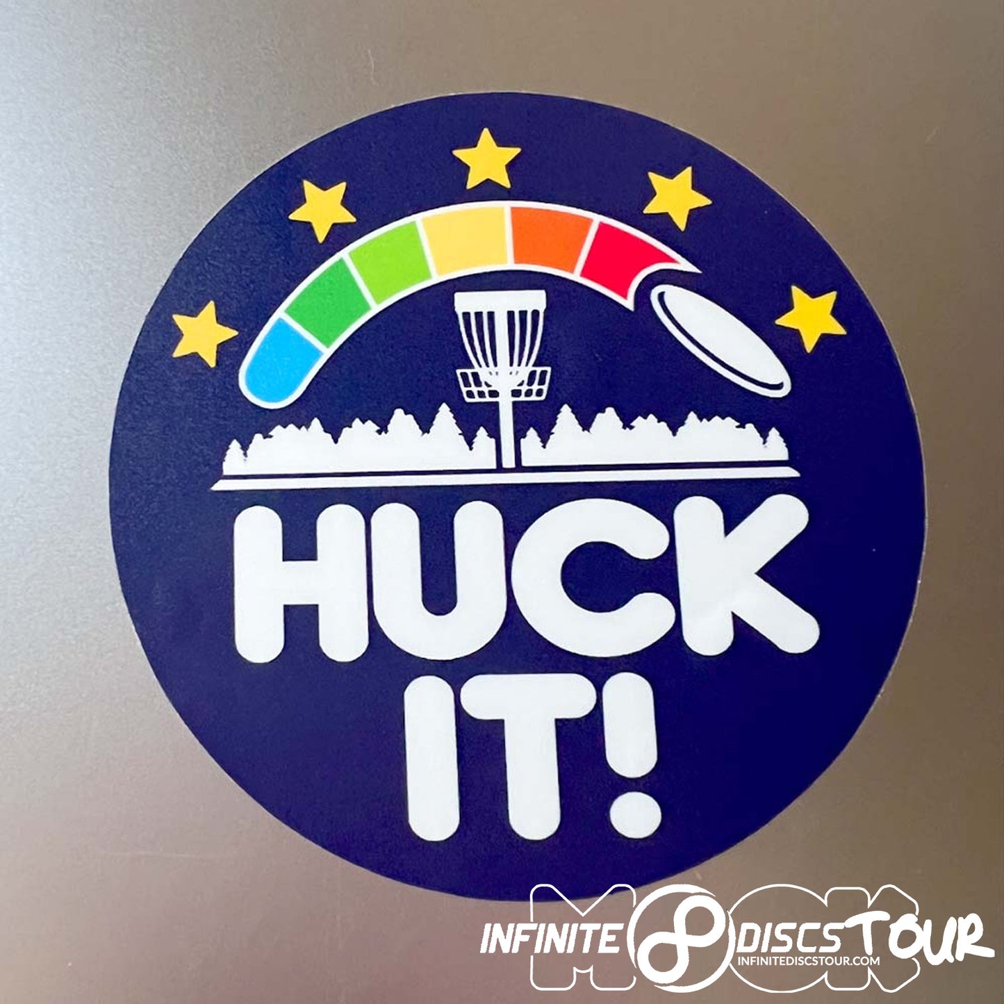 Disc Golf Pins Stickers