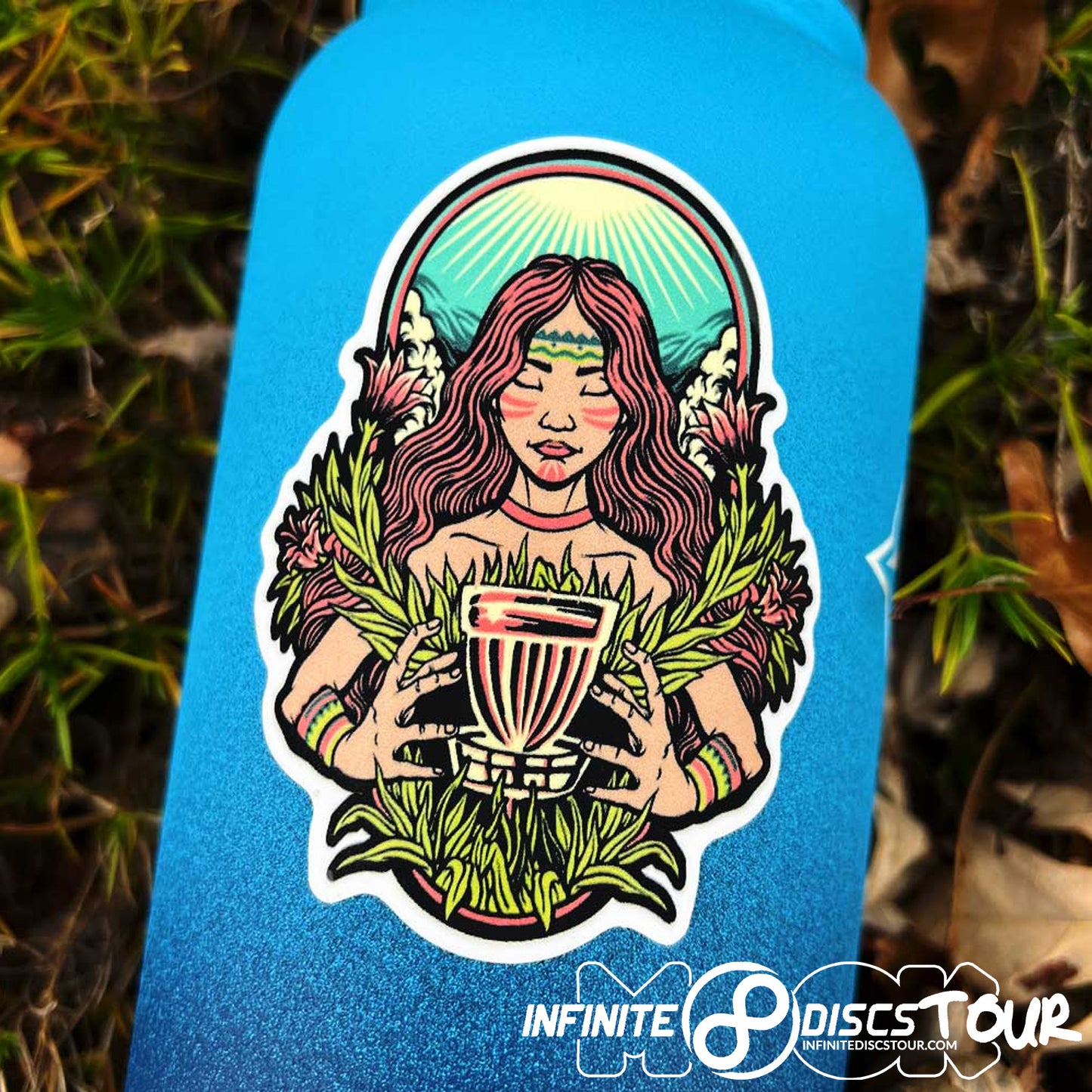 Disc Golf Pins Stickers