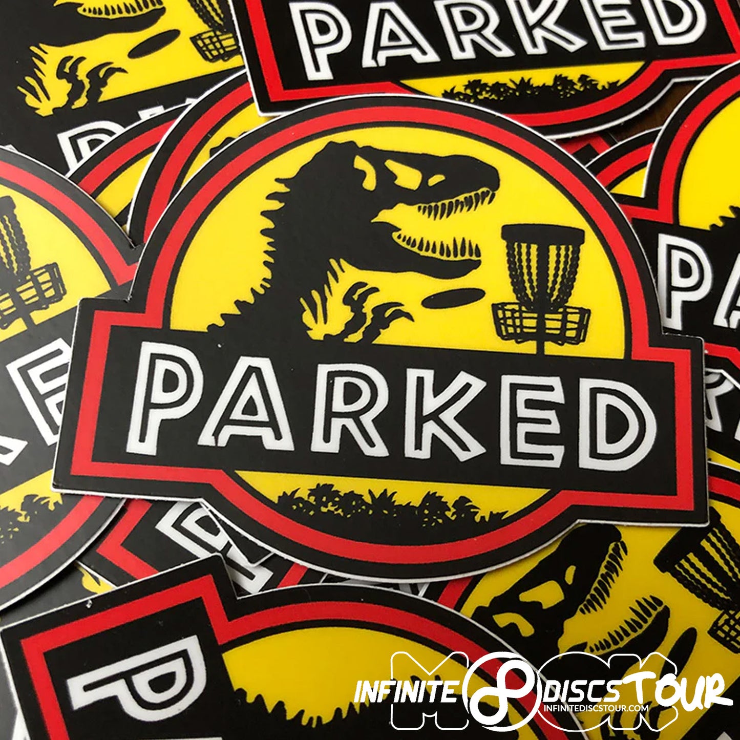 Disc Golf Pins Stickers
