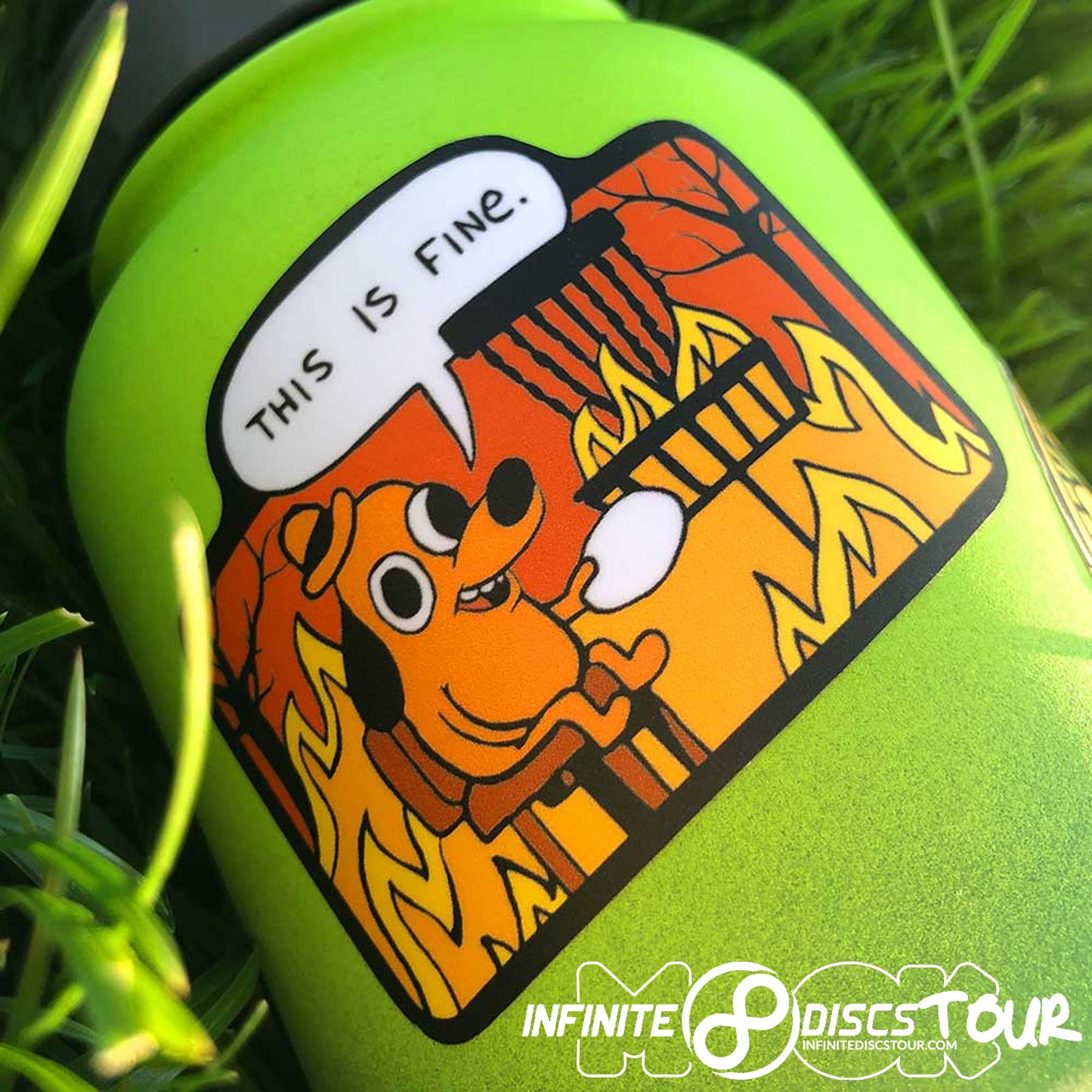 Disc Golf Pins Stickers