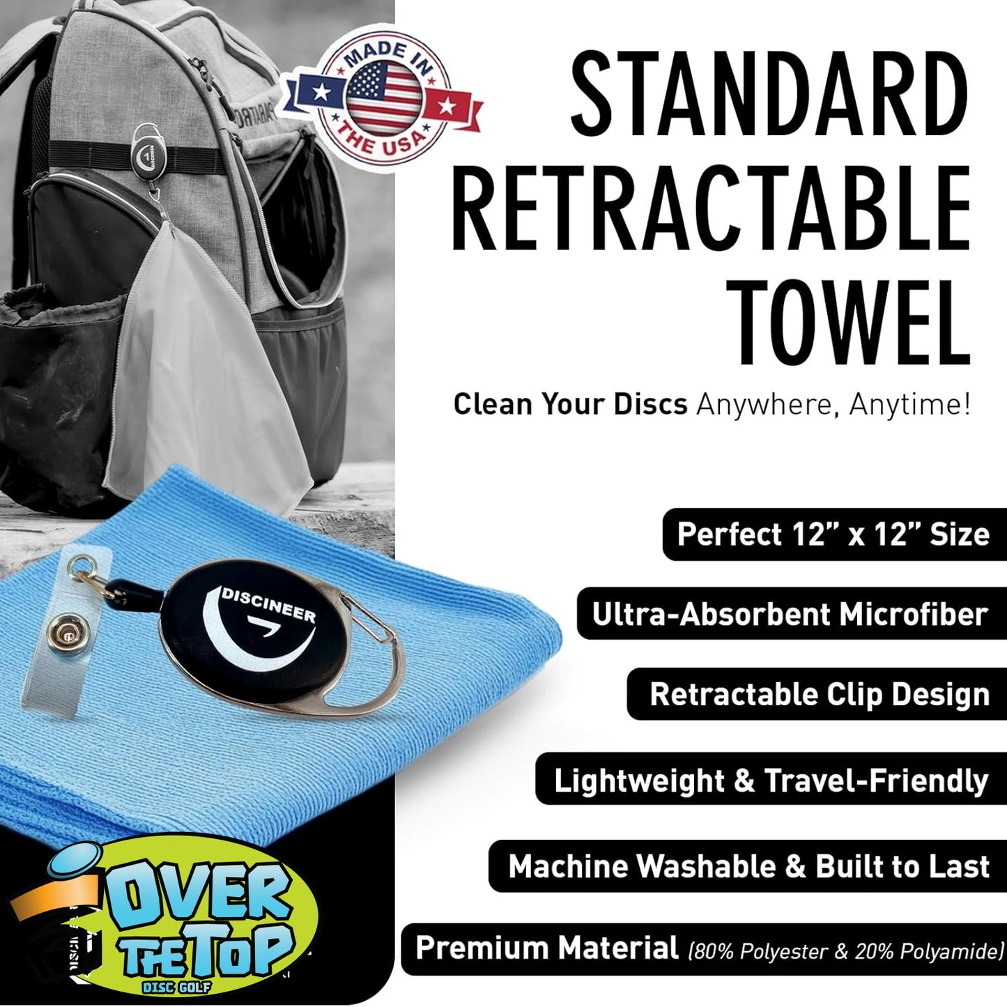 Discineer Retractable Towel