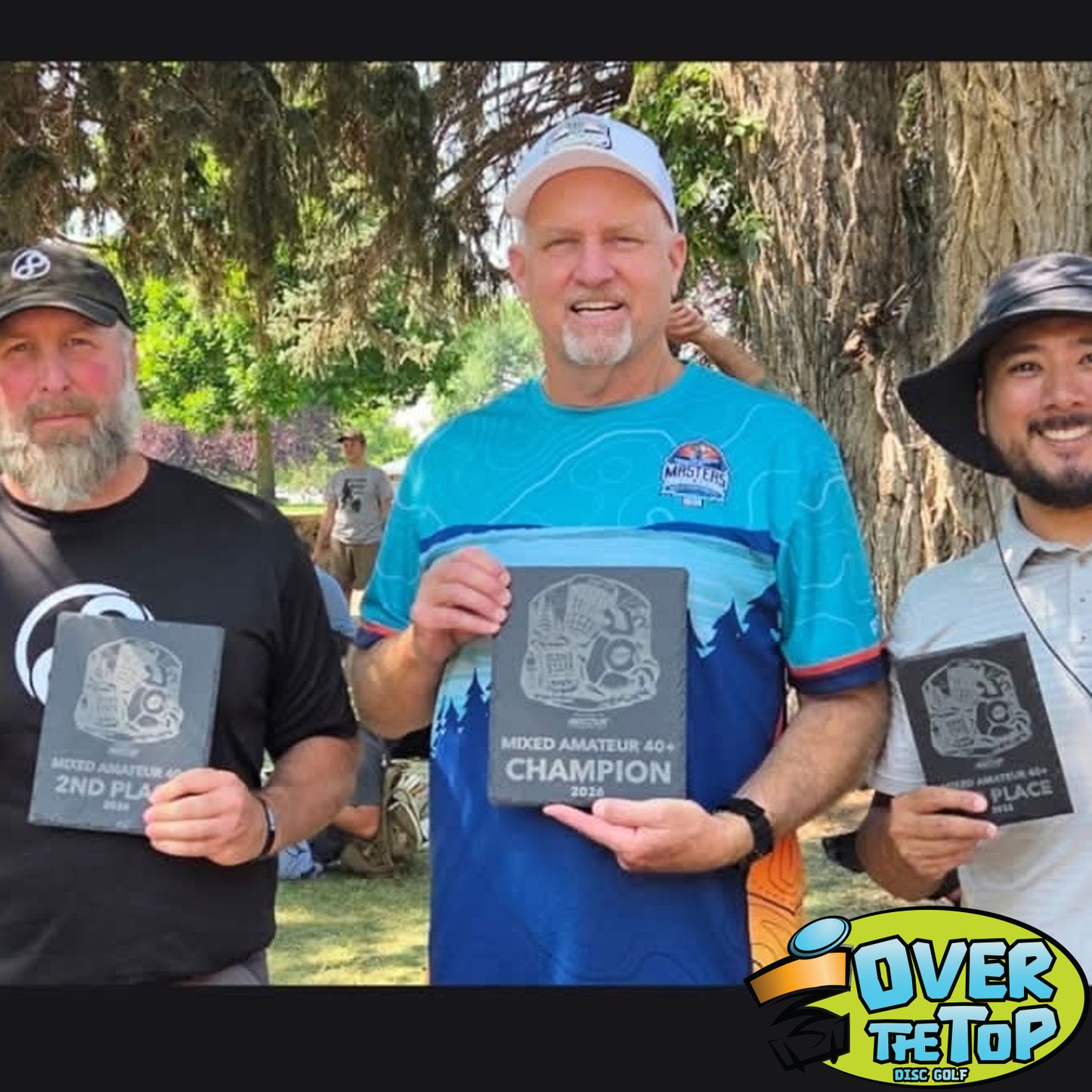 Rectangle Slate Disc Golf Trophy