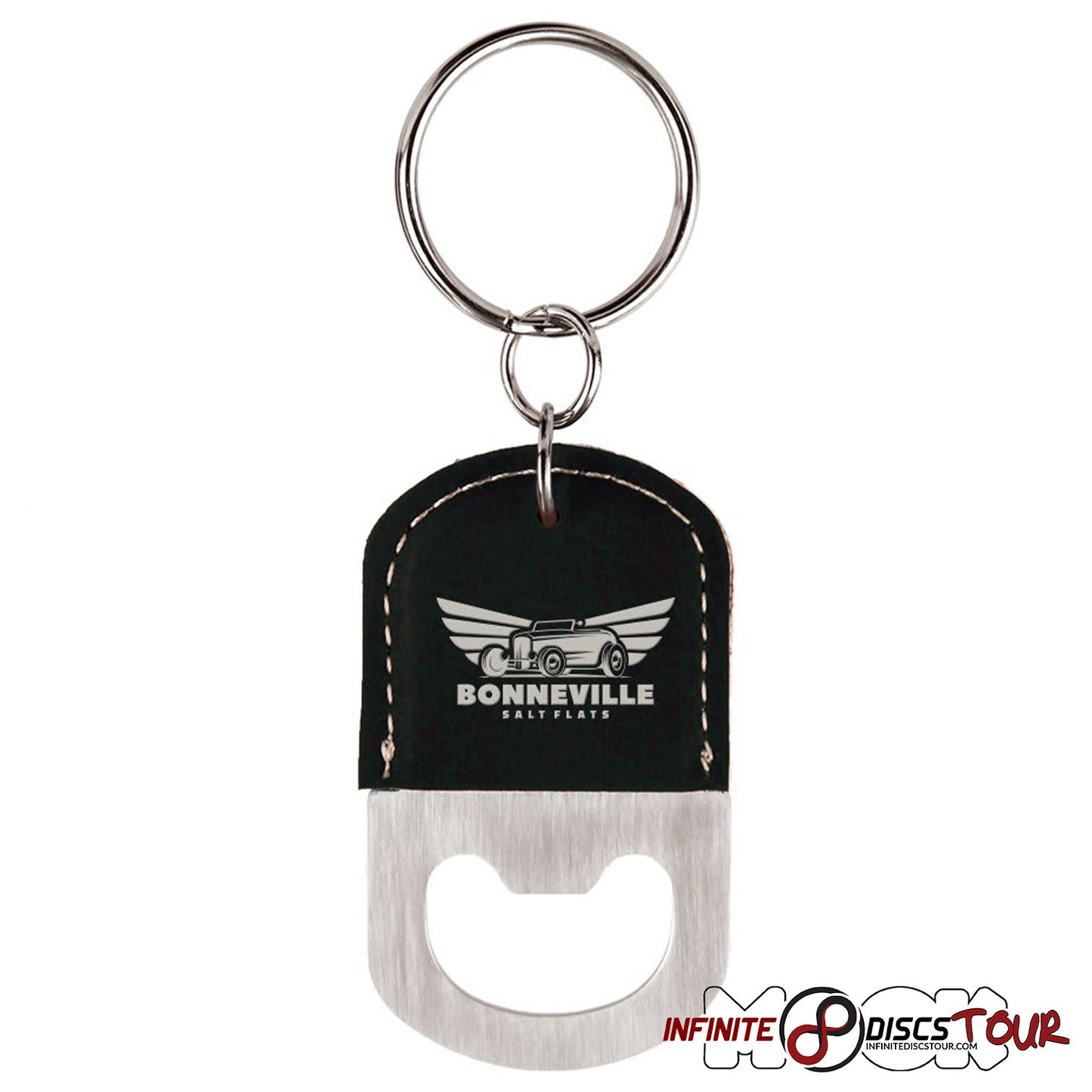 Leather Bottle Opener Bag Tag