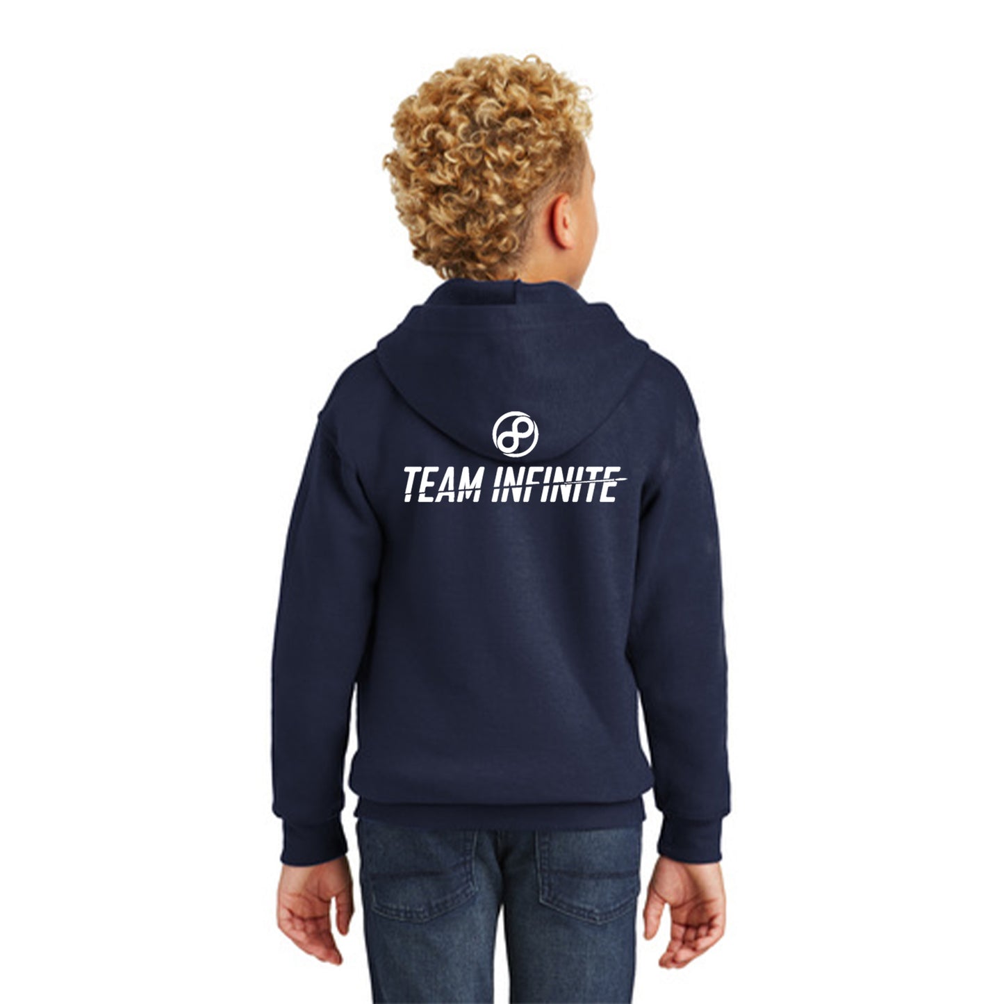 Youth Heavy Blend Full-Zip Hooded Sweatshirt (18600B)