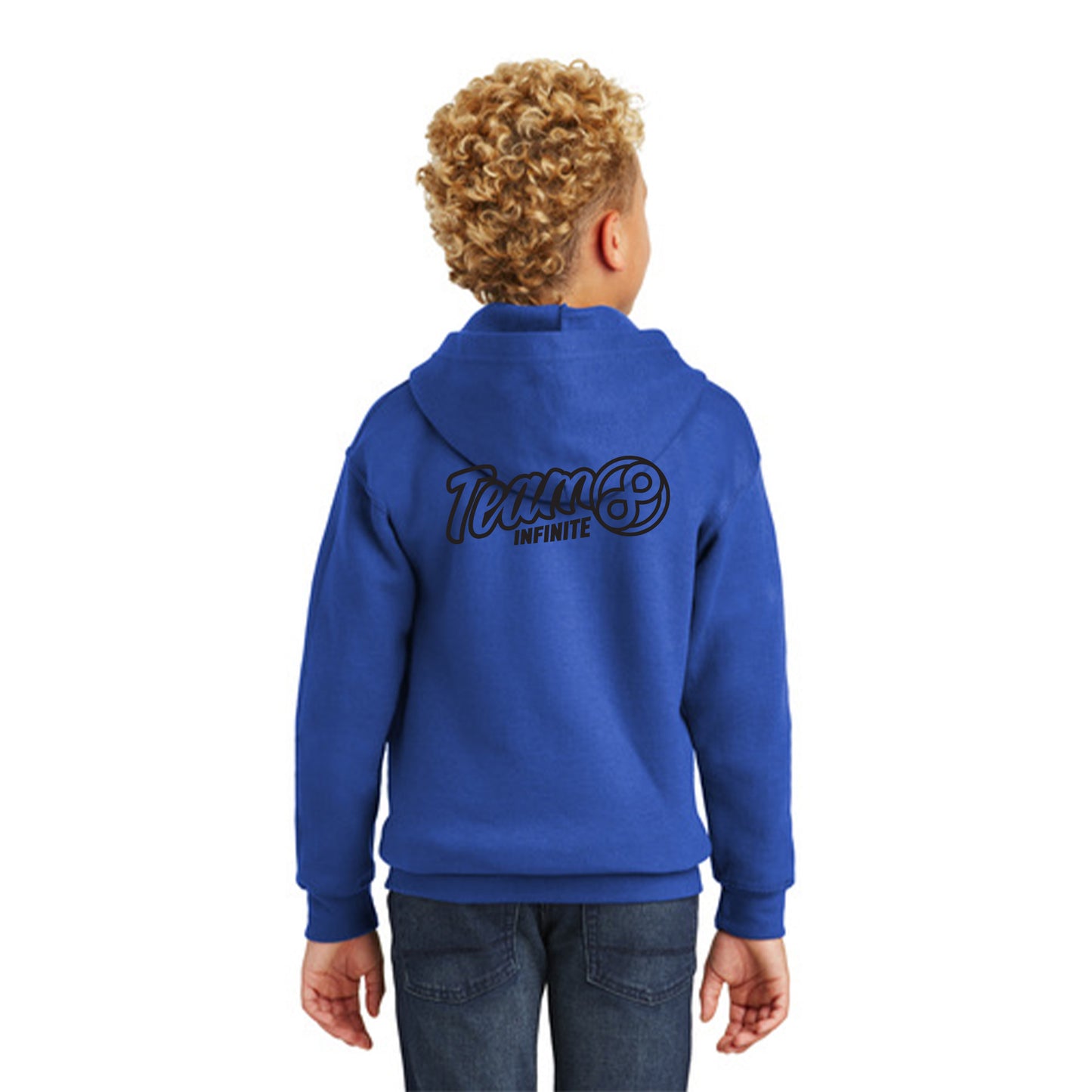 Youth Heavy Blend Full-Zip Hooded Sweatshirt (18600B)