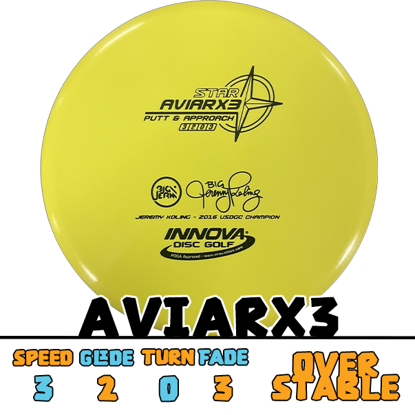 Innova AviarX3 putter disc