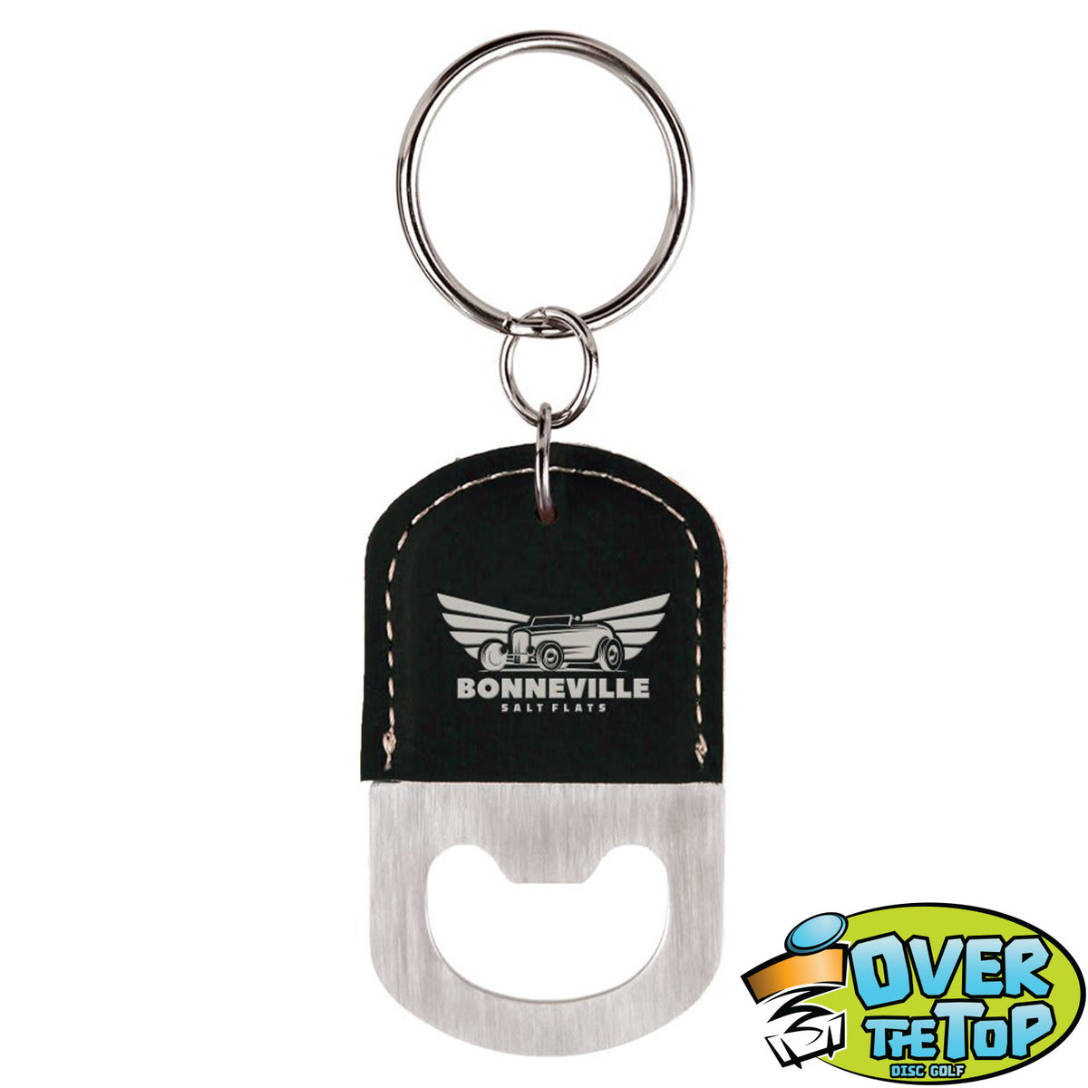 Leather Bottle Opener Bag Tag