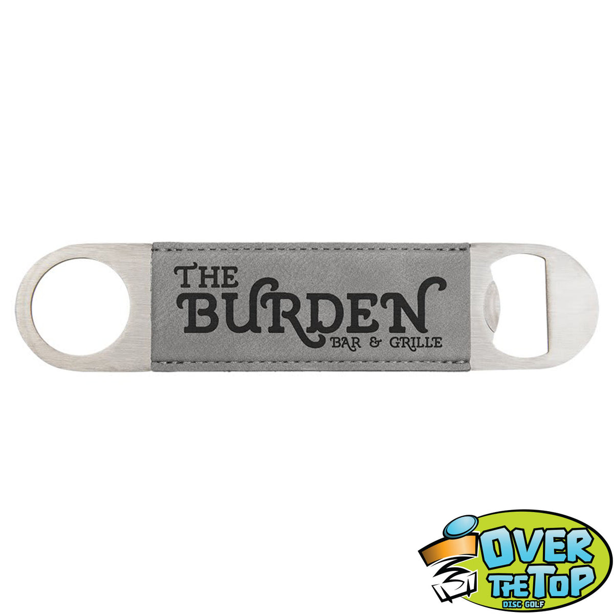 Leatherette Bottle Opener Bag Tags