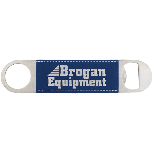 Leatherette Bottle Opener Bag Tags