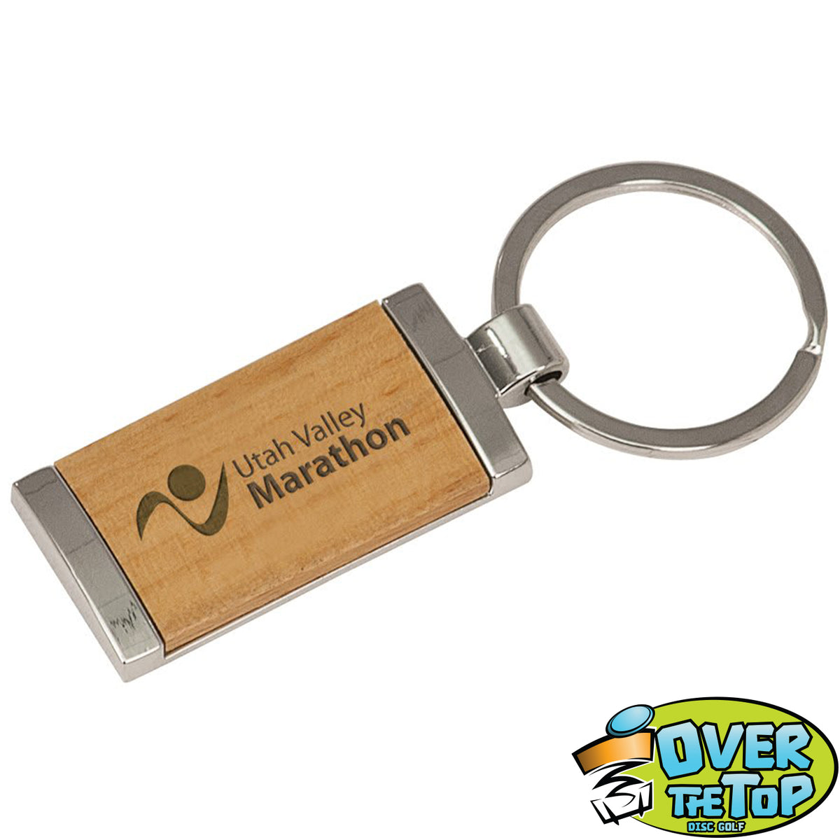 Silver and Maple Wood Bag Tags