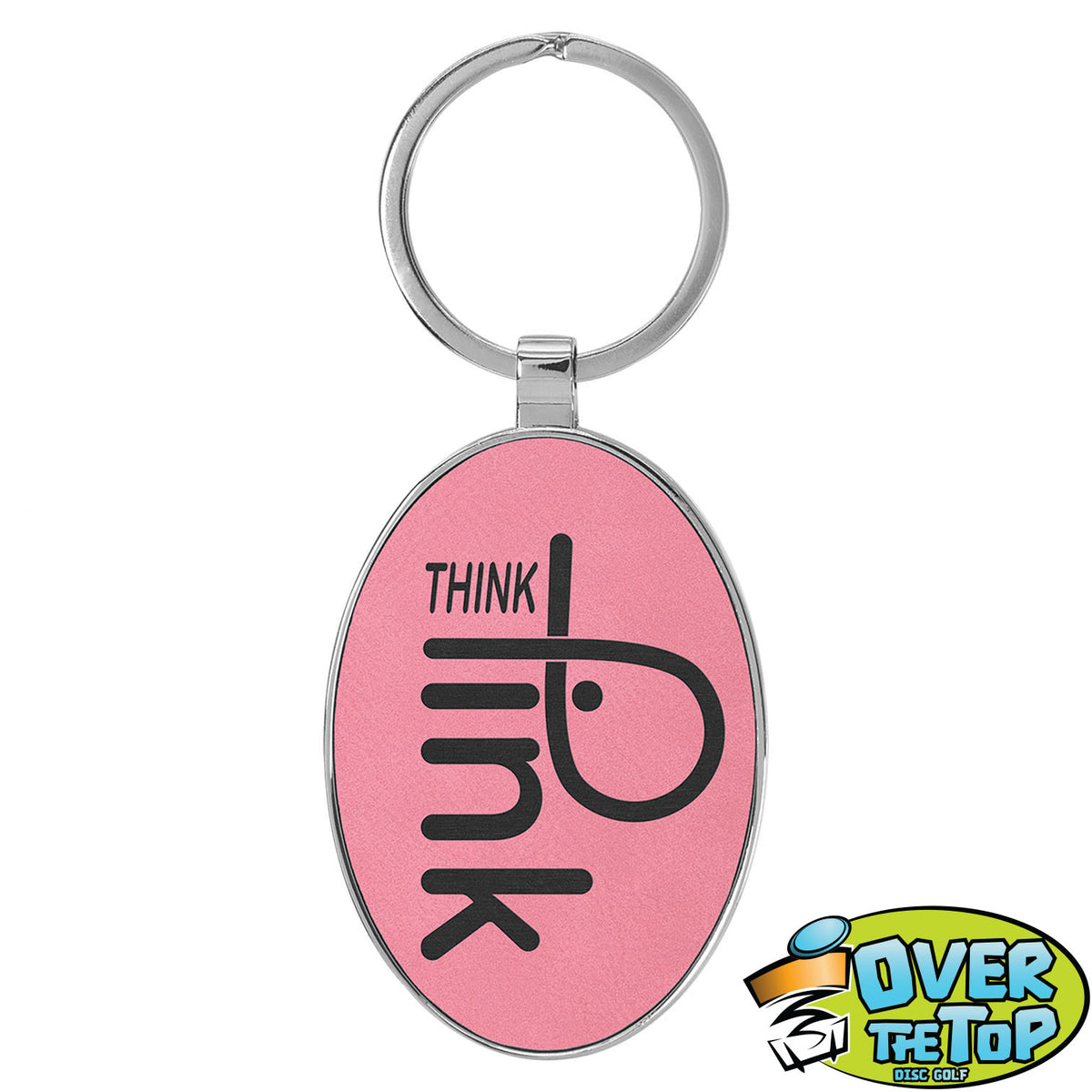 Metal Frame Leather Bag Tag