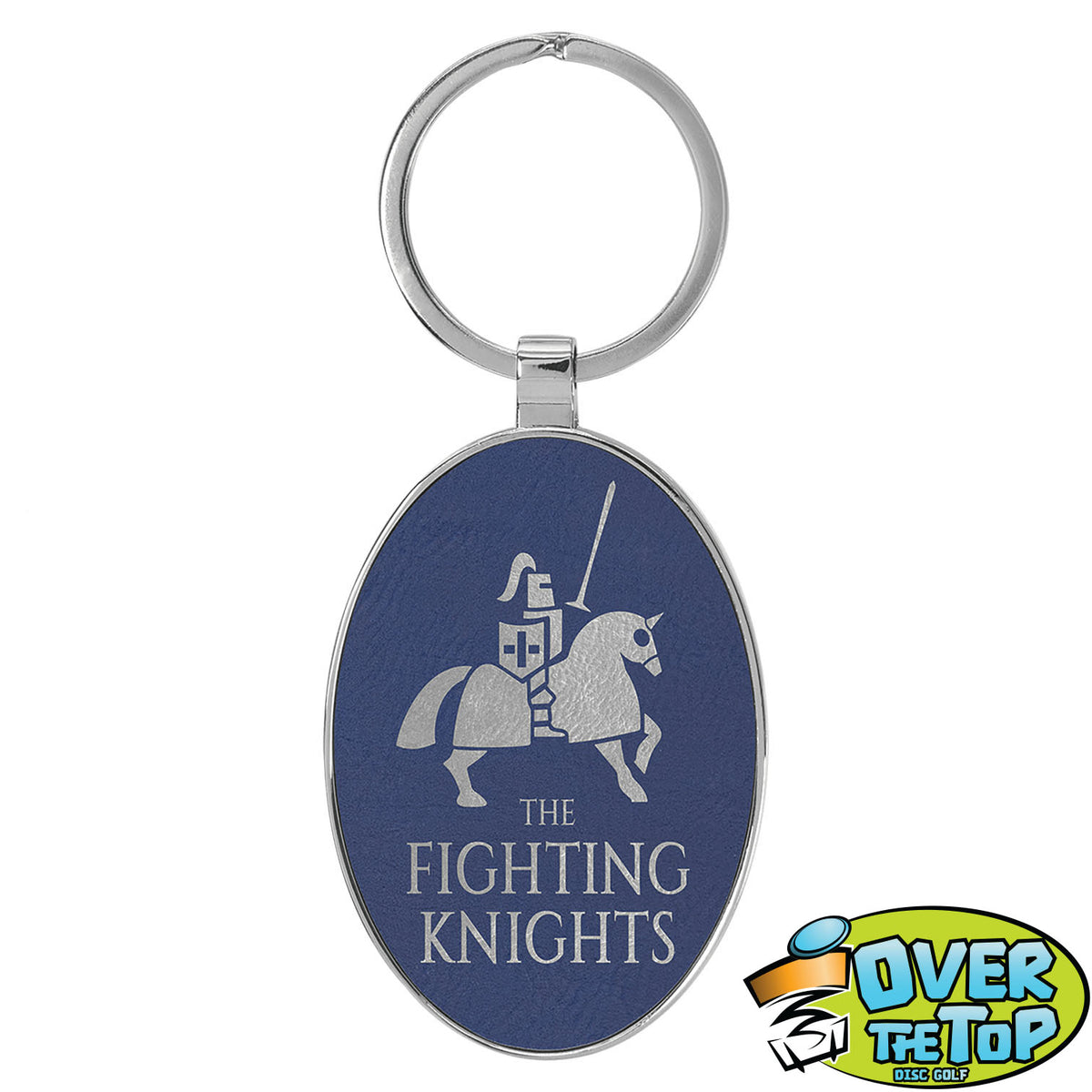 Metal Frame Leather Bag Tag