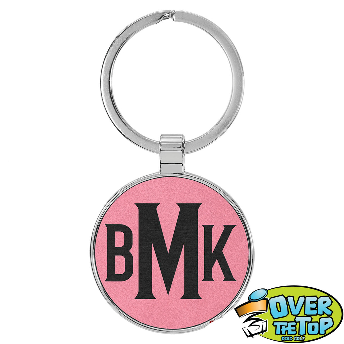 Metal Frame Leather Bag Tag