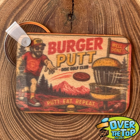 Wooden Rectangle Full Color Bag Tag