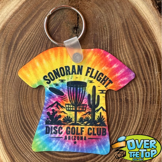 Glossy Aluminum T-Shirt Shaped Full Color Bag Tag