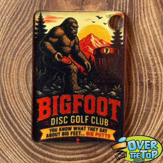 Thick and Clear One Sided Acrylic Full Color Bag Tag