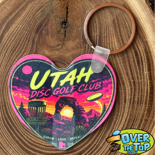 Glossy Aluminum Heart Shaped Full Color Bag Tag (Copy)