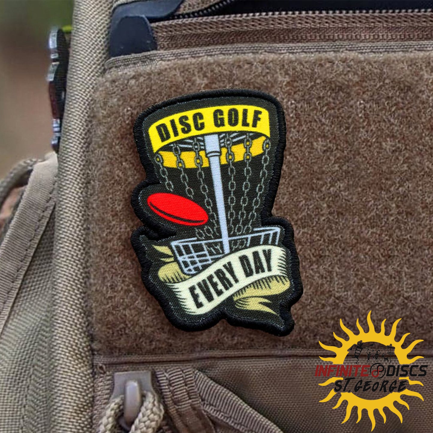 Disc Golf Pins Velcro Patches