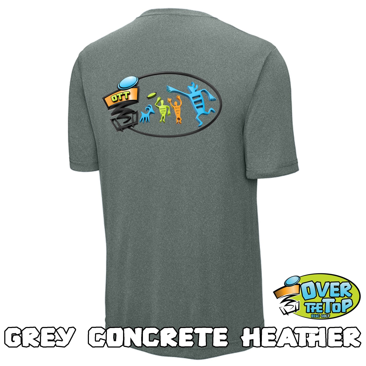 Over The Top Disc Golf Performance Tee