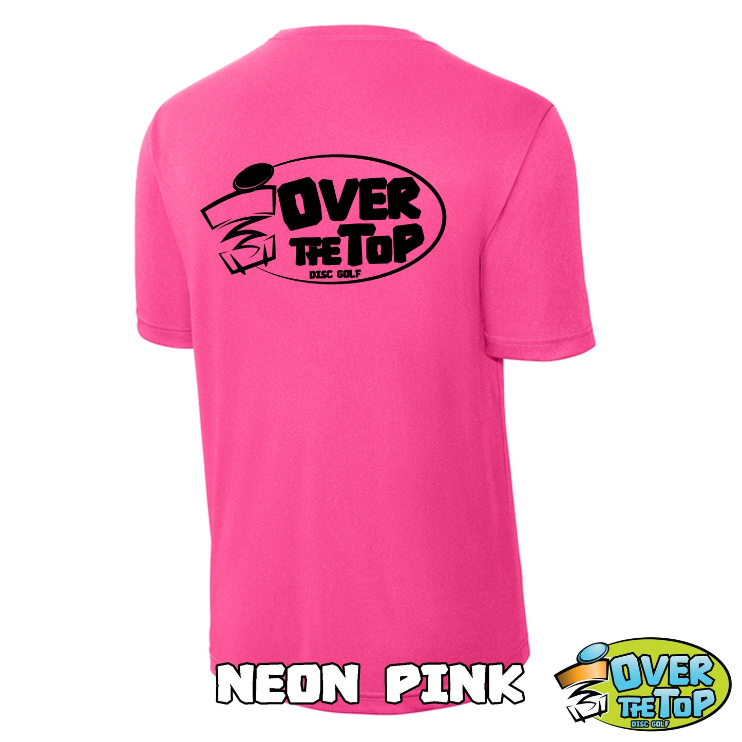 Over The Top Disc Golf Performance Tee