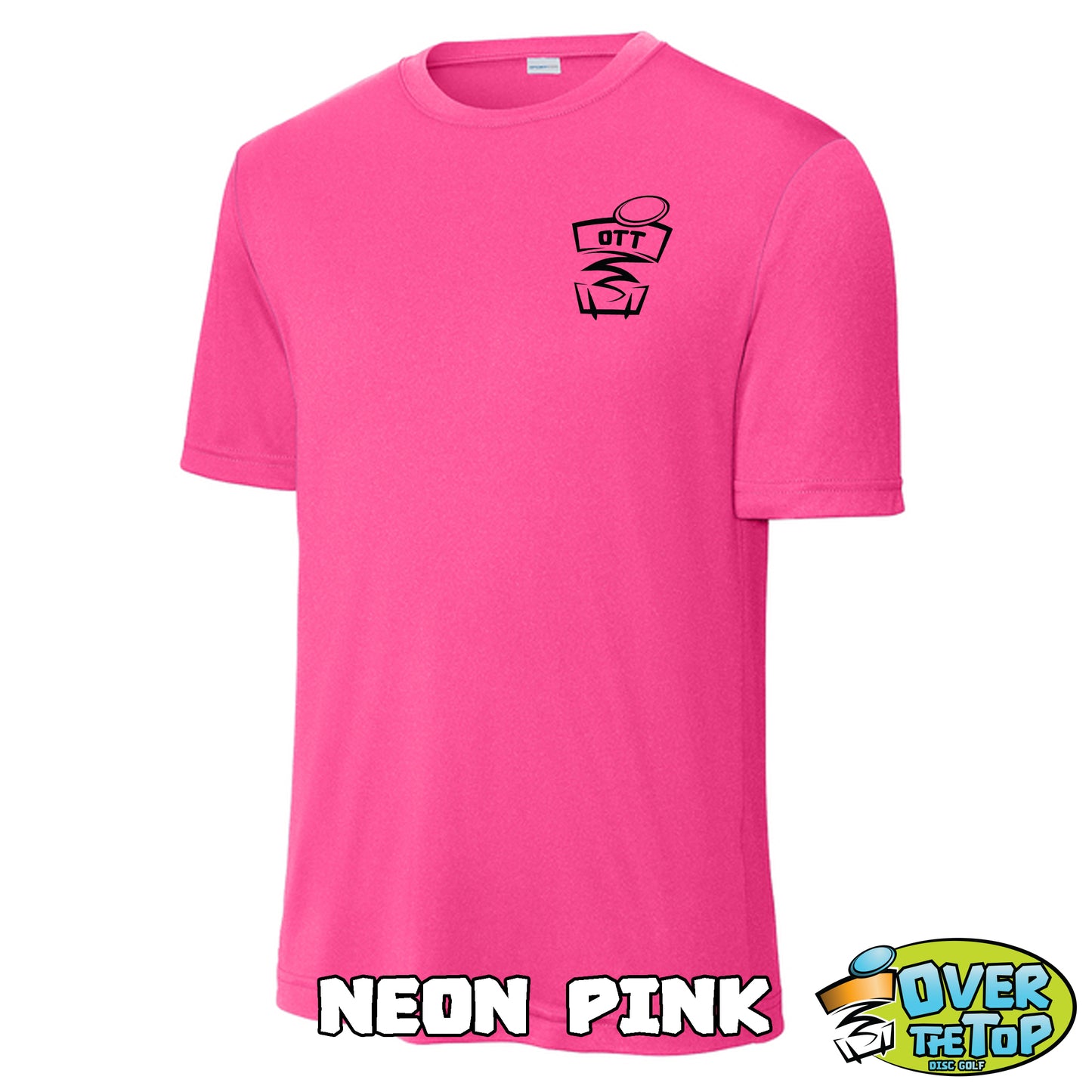 Over The Top Disc Golf Performance Tee