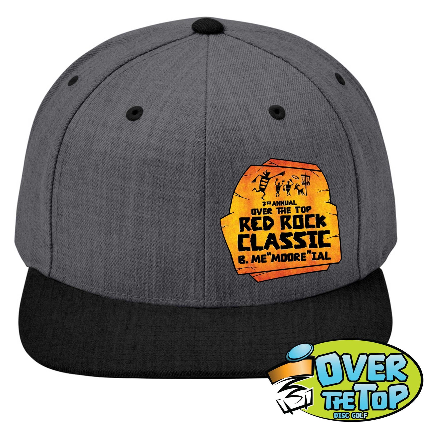 Custom Red Rock Classic Player's Pack Flat Bill Snapback Cap