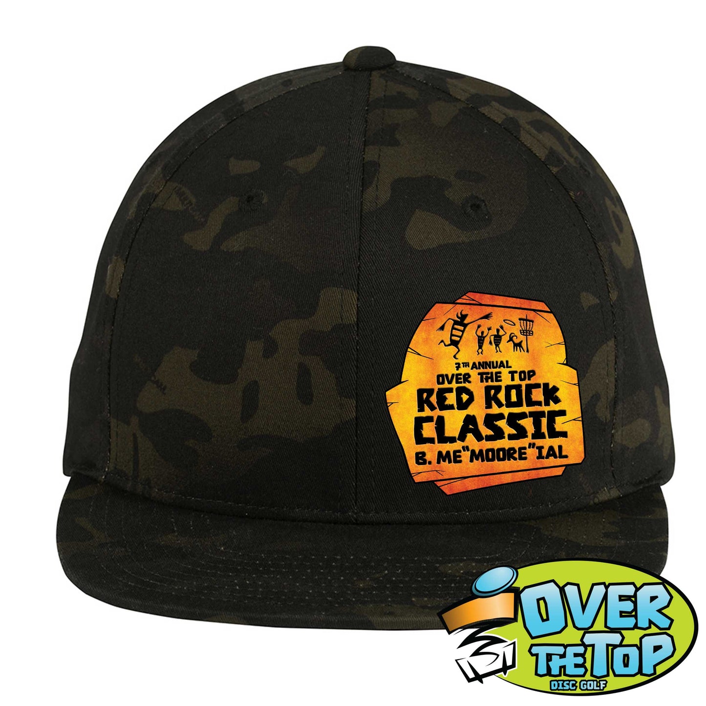 Custom Red Rock Classic Player's Pack Flat Bill Snapback Cap