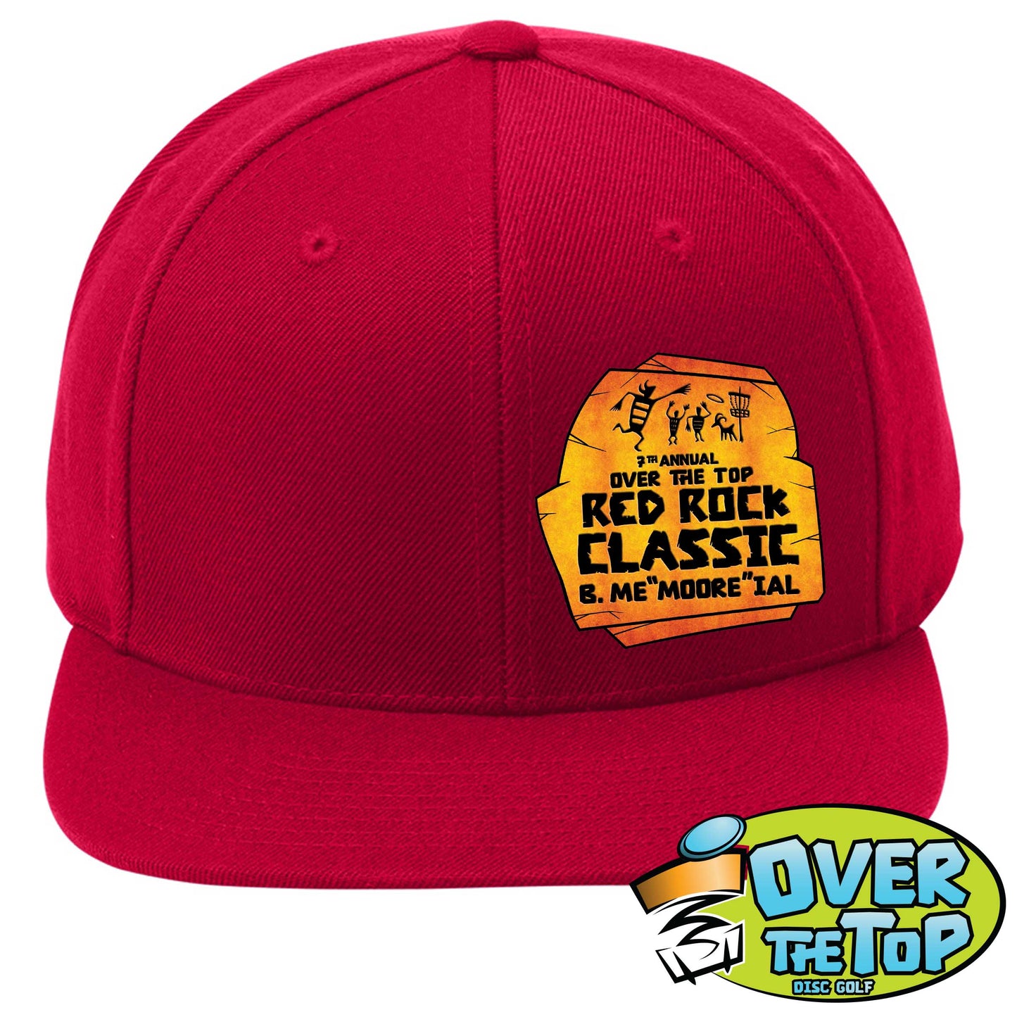 Custom Red Rock Classic Player's Pack Flat Bill Snapback Cap