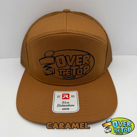 Over The Top Disc Golf 7-Panel Flatbill Trucker Hat