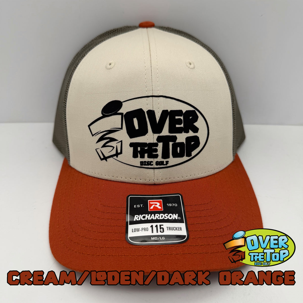 Over The Top Disc Golf Low Pro Trucker Hat