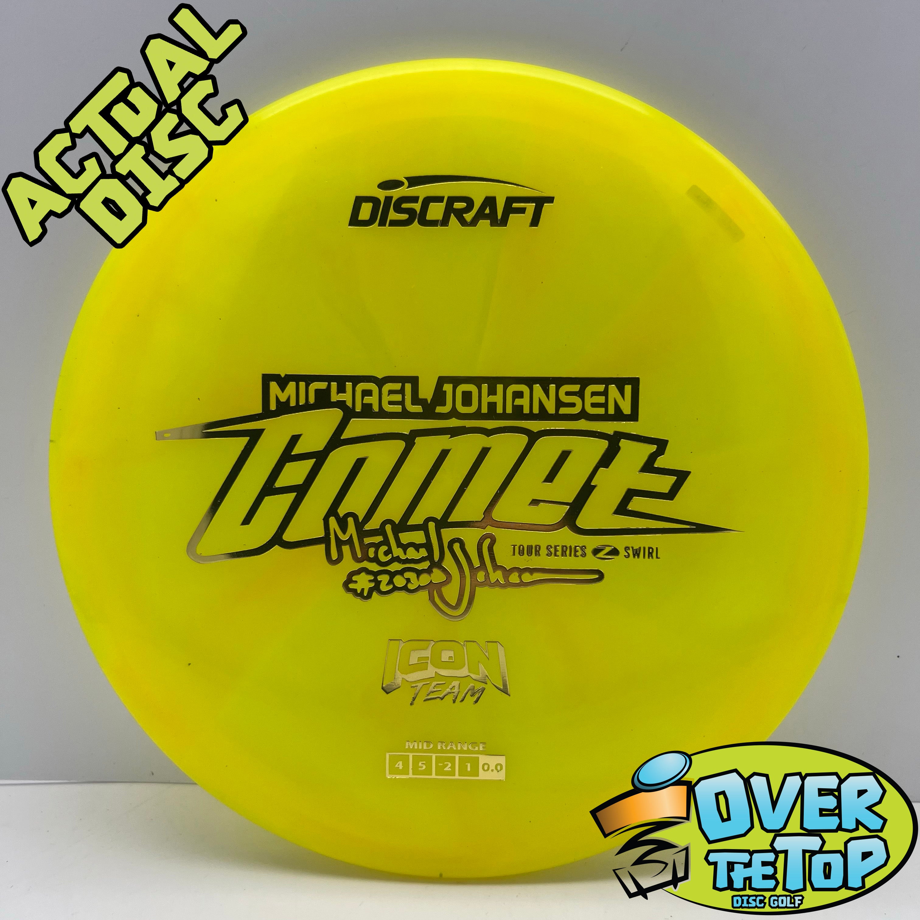 Comet Z Swirl Tour Series (Michael Johansen) 176g – Over The Top Disc Golf