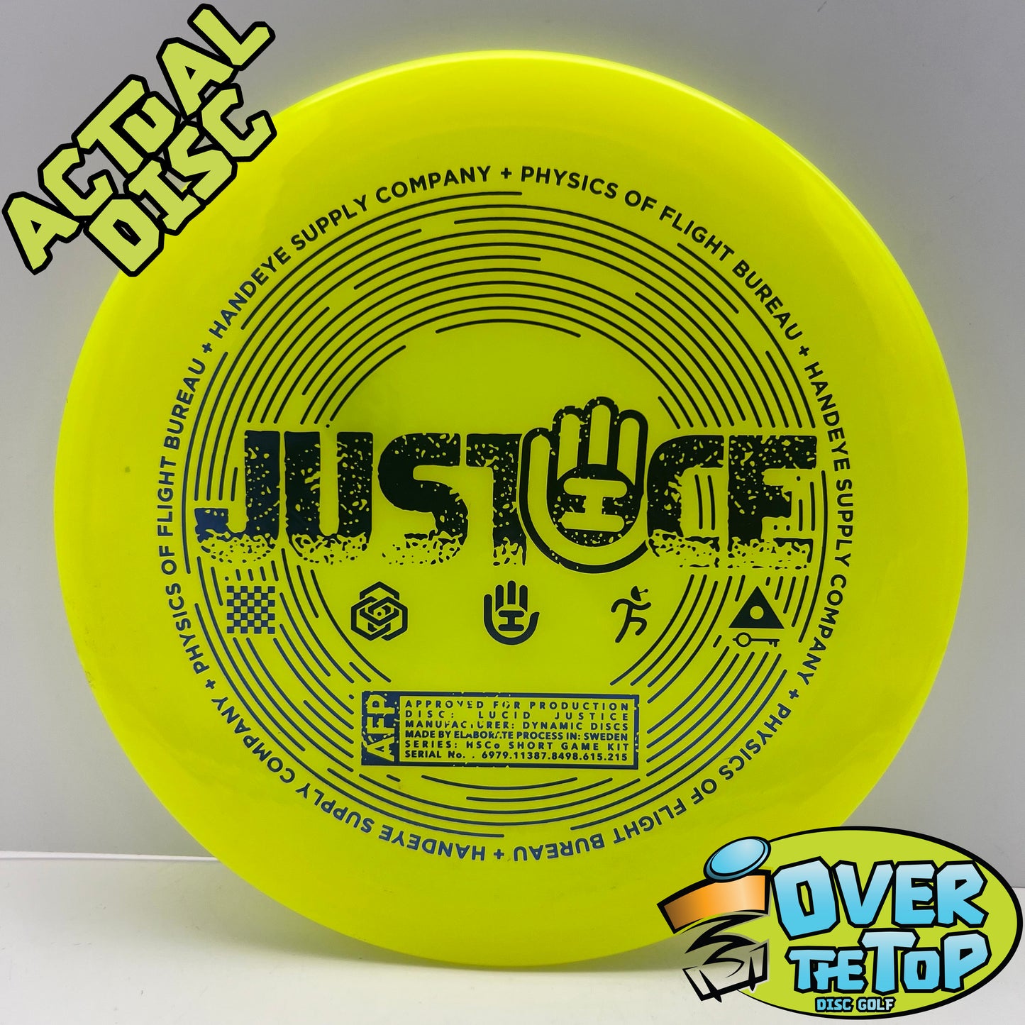 Justice Lucid Handeye Supply Company Used (8. LE/SE) 173g
