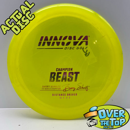 Beast Champion (Barry Schultz 2X) Used (6/10. Clean) 172g