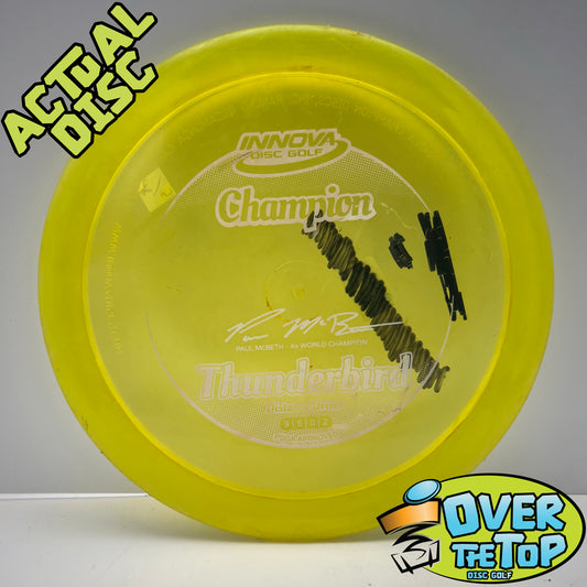Thunderbird Champion Paul McBeth 4X Used (5/10. LE/SE) 170g