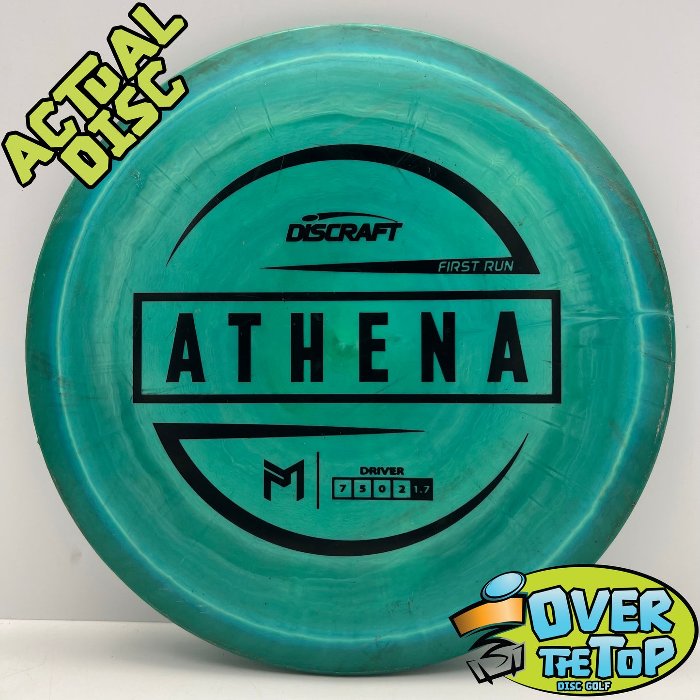 Athena ESP Paul McBeth First Run Used (6. Inked) 167-169g