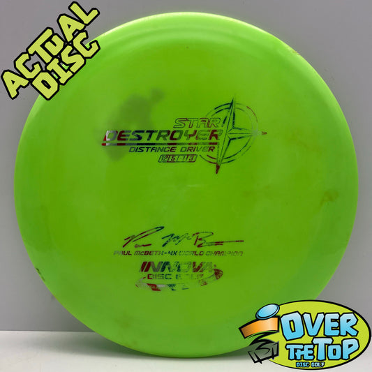 Destroyer Star (Paul McBeth 4X) Used (5. LE/SE) 172g