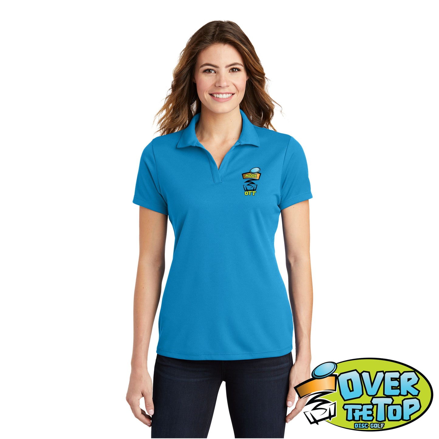 Over The Top Disc Golf Racermesh Polo