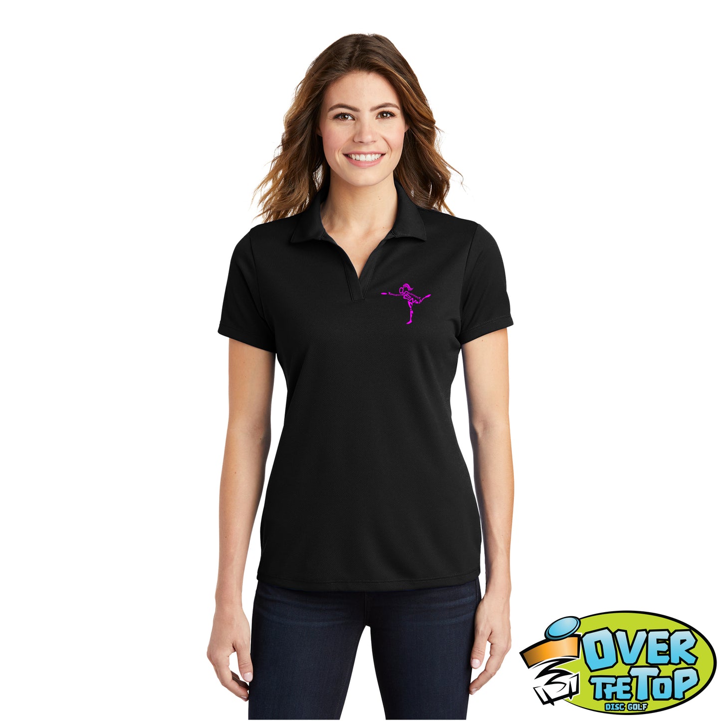 Custom Phoenix Ladies Open Racermesh Polo (Pro)