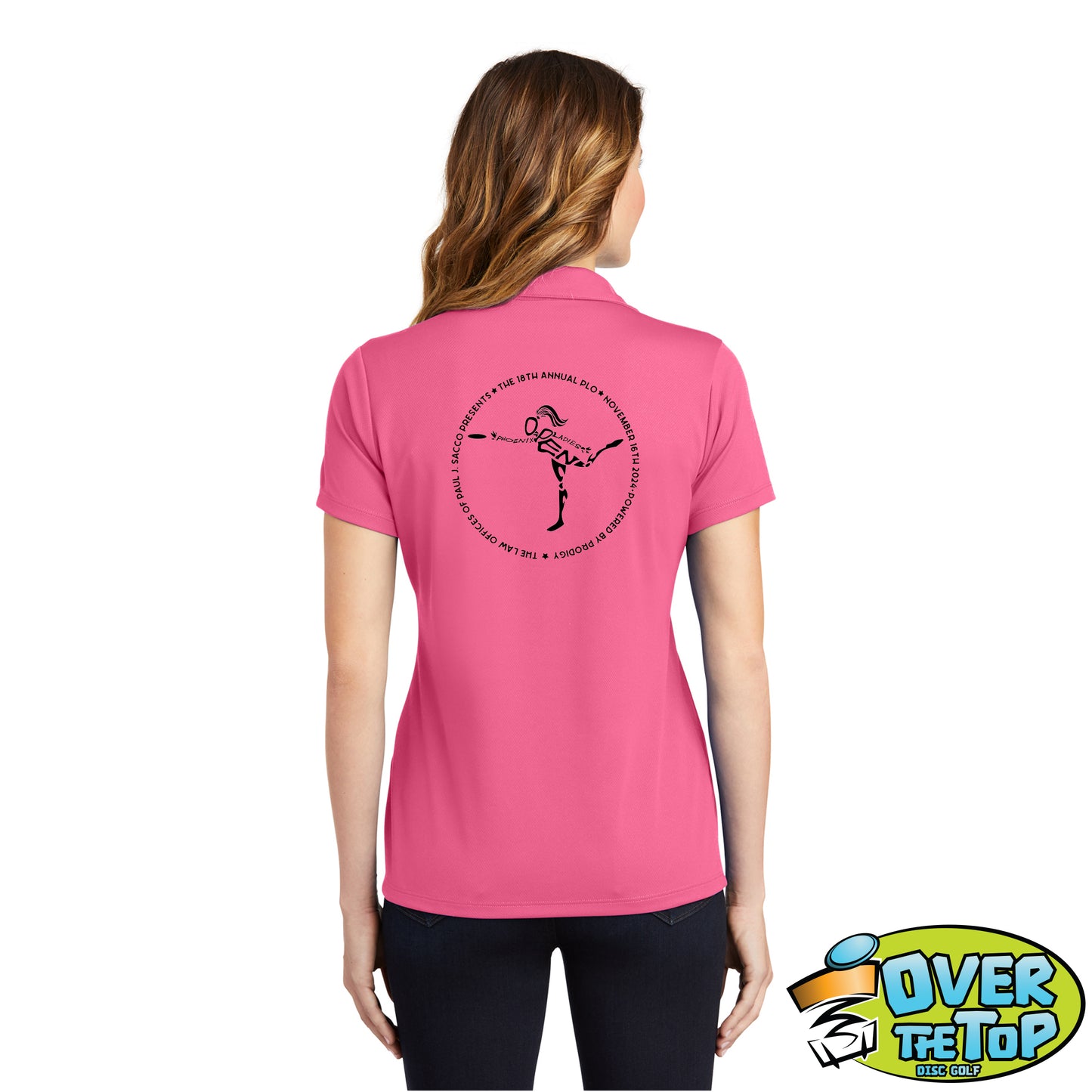 Custom Phoenix Ladies Open Racermesh Polo (Pro)