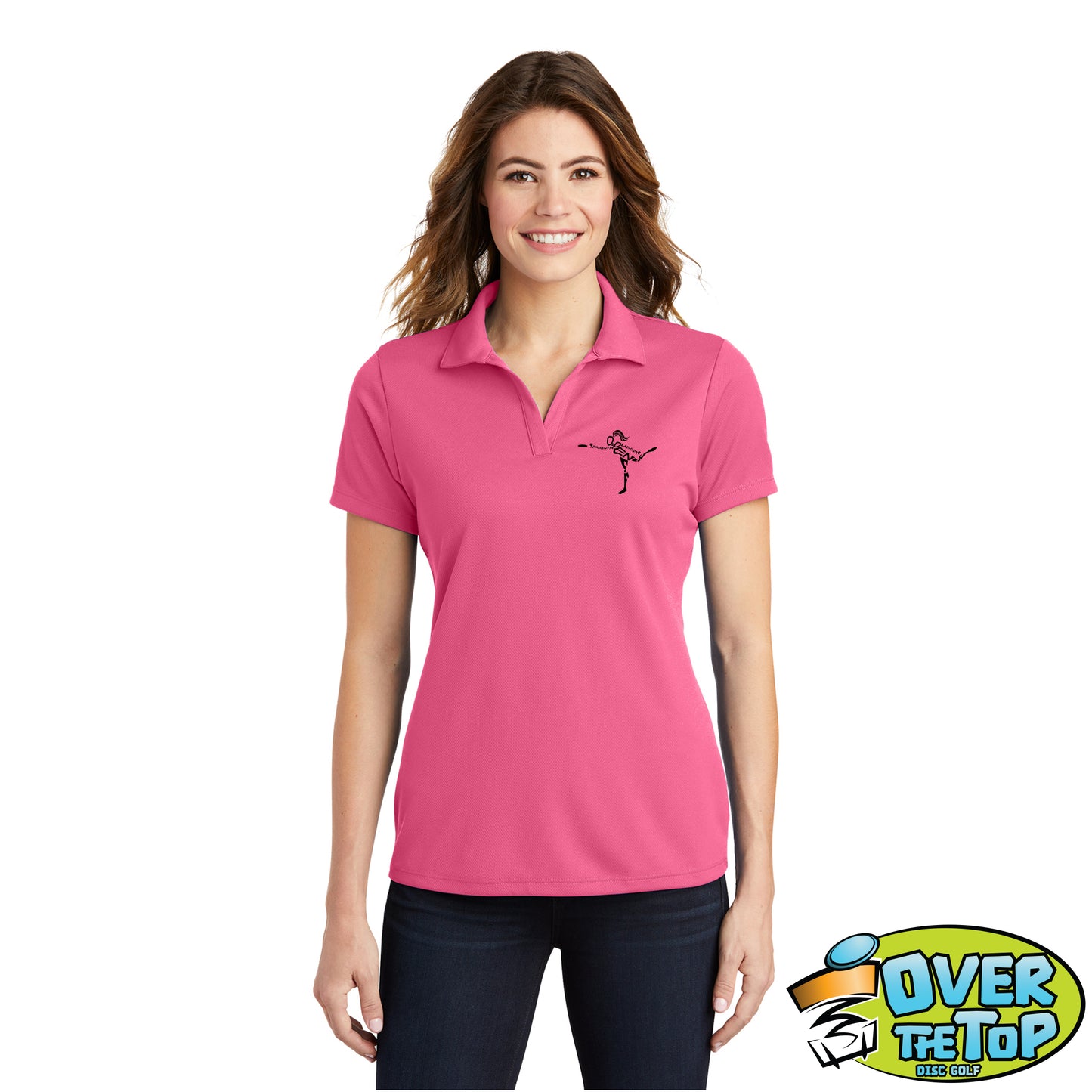 Custom Phoenix Ladies Open Racermesh Polo (Pro)