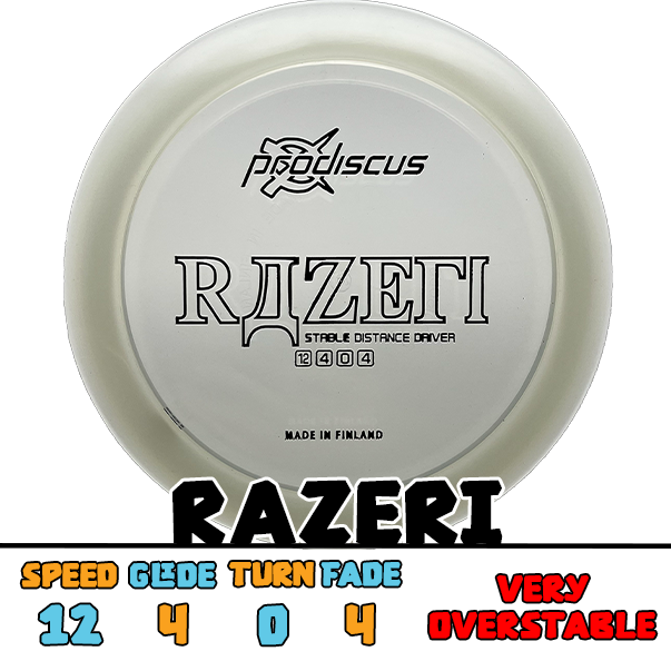 Prodiscus Razeri distance driver disc