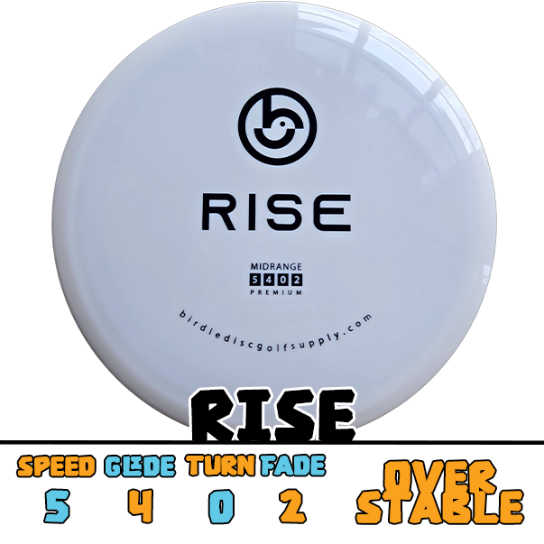 Birdie Disc Golf Supply Rise midrange disc