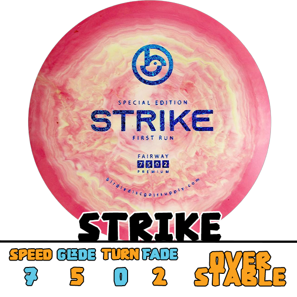Birdie Disc Golf Supply Strike control driver disc